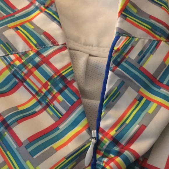 Adidas colorful plaid print skort - Picture 5 of 14